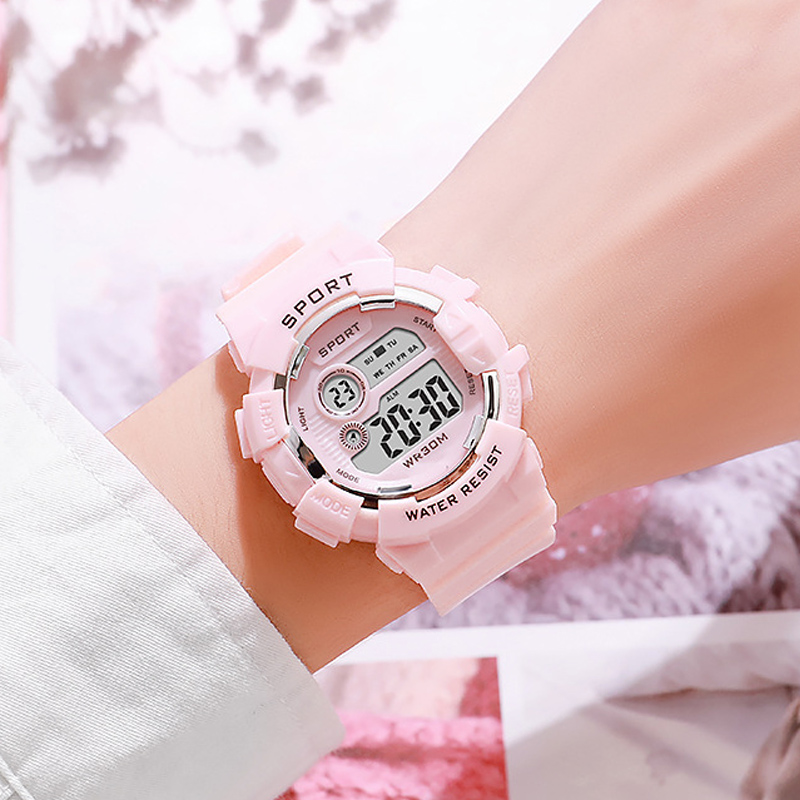 Smartwatch Digital Watches For Kid Girl - Modne zegarki dla dzieci Luminous wodoodporny