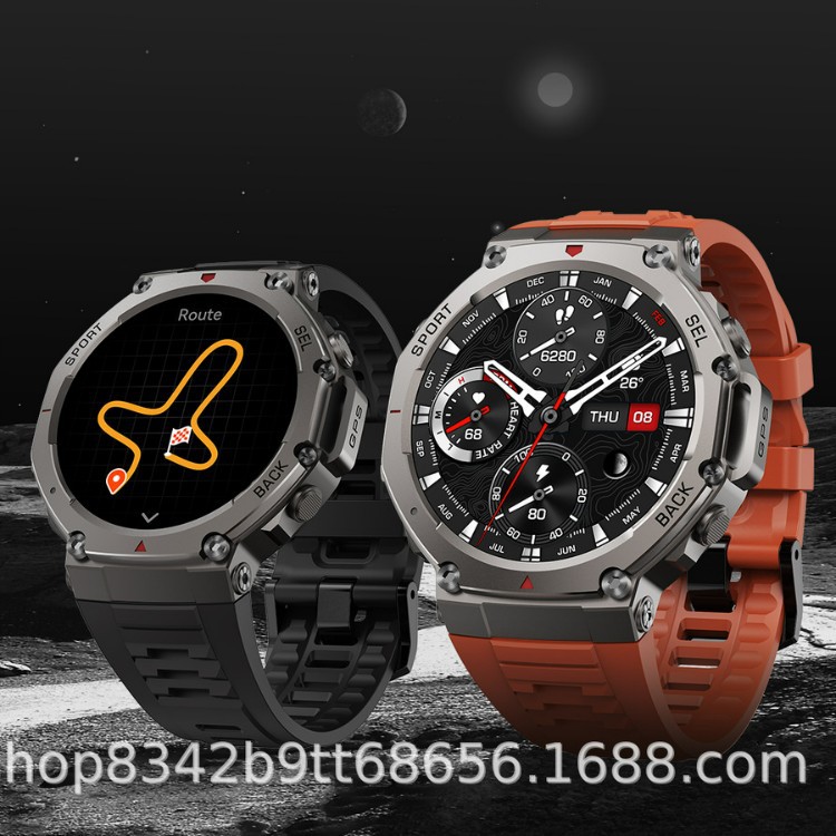 Altimeter Compass Watch - Inteligentny zegarek DM58, wyświetlacz AMOLED, połączenia