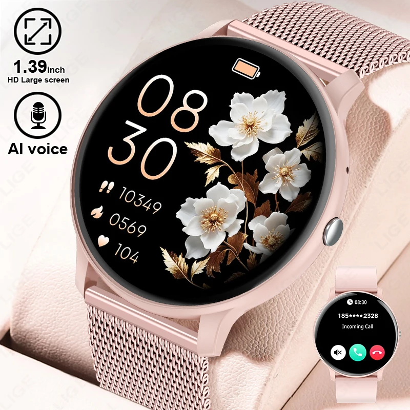 Watches Ladies Smartwatch - LIGE Smartwatch z funkcją połączeń Bluetooth