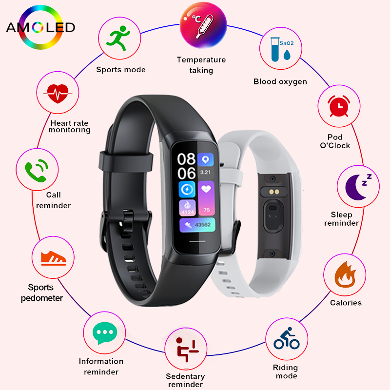 Smartwatch Watches For Girls - LIGE 1.1 Calowy Smartband z Ekranem