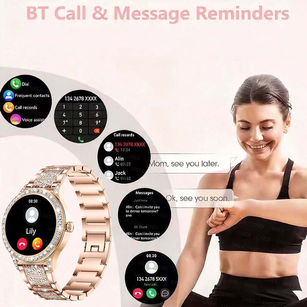 Elegancki, inteligentny zegare – Watches Ladies Smartwatch recenzja i cena