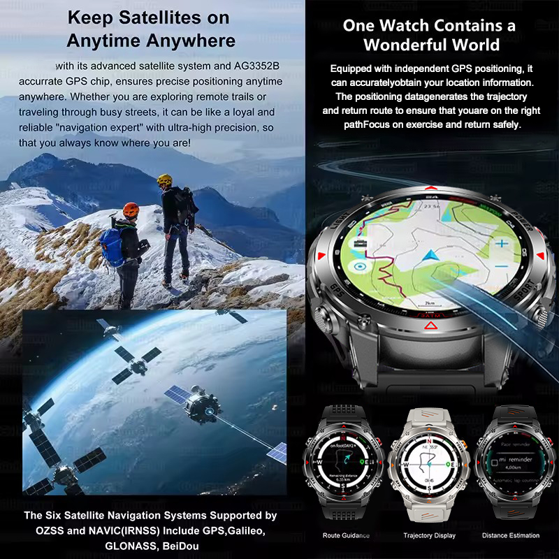 2025Nowy inteligentny zegarek  – Altimeter Compass Watch recenzja i cena