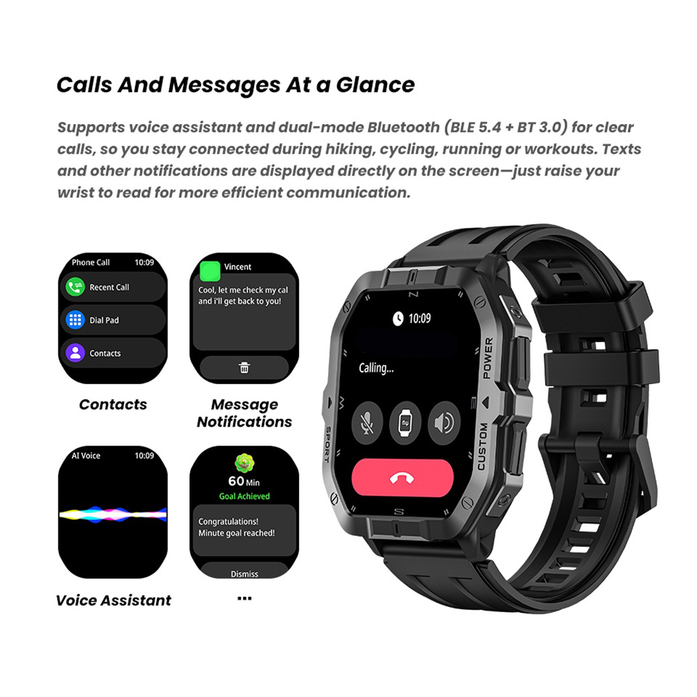 Modny, wodoodporny smartwatch  – Altimeter Compass Watch recenzja i cena