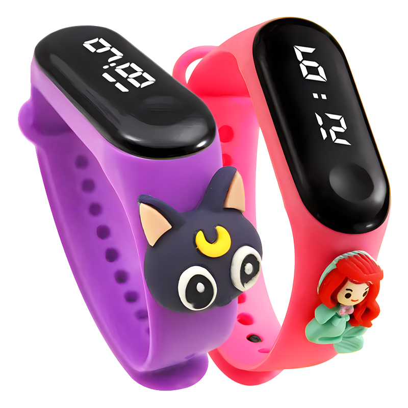 Wielokolorowy Smartwatch dla D – Smartwatch Digital Watches For Kid Girl recenzja i cena