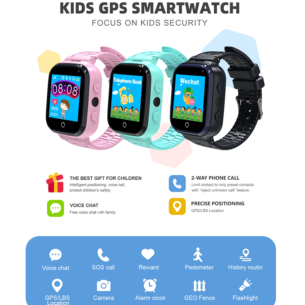 Nowy inteligentny zegarek dla  – Smartwatch Watches For Kids With Gps recenzja i cena