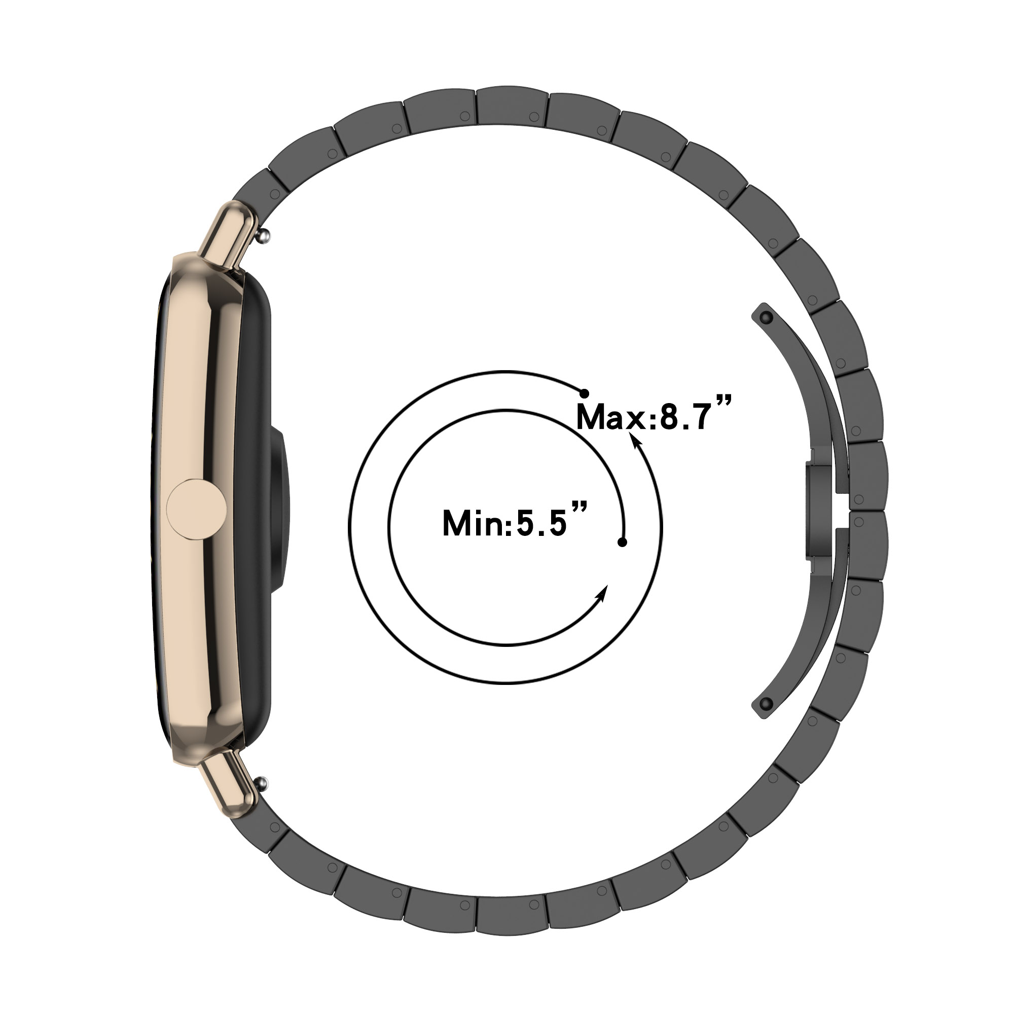 Opaska ze stali nierdzewnej 16 – Timex Watches Smartwatch recenzja i cena