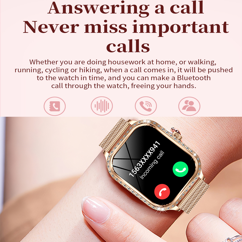Nowy inteligentny zegarek dla  – Watches Ladies Smartwatch recenzja i cena