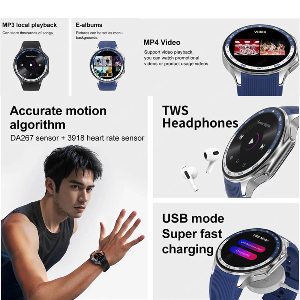 1.43 AMOLED Smart Watch 3D Sur – Timex Watches Smartwatch recenzja i cena