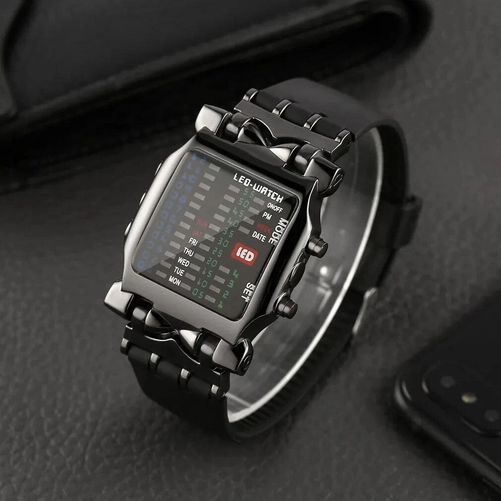 Binarny zegarek LED Kreatywny  – Timex Watches Smartwatch recenzja i cena