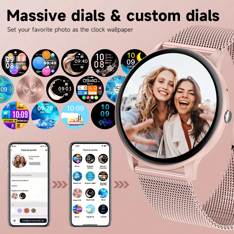 LIGE Smartwatch z funkcją połą – Watches Ladies Smartwatch recenzja i cena