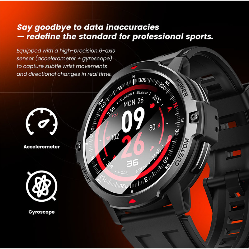 NOWY 6-osiowy żyroskop Wojskow – Timex Watches Smartwatch recenzja i cena