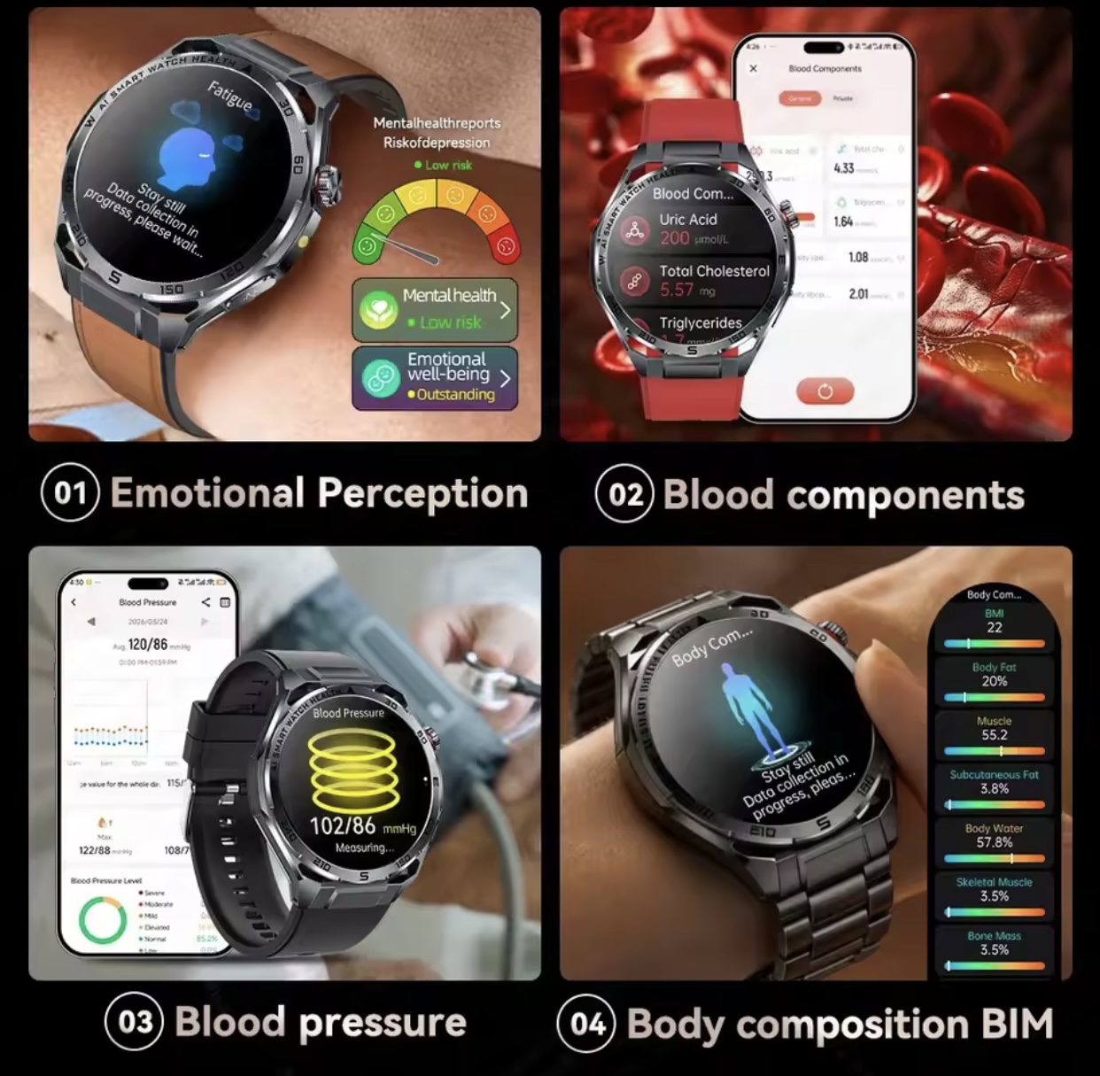 Inteligentny zegarek ECG klasy – Watches Ladies Smartwatch recenzja i cena