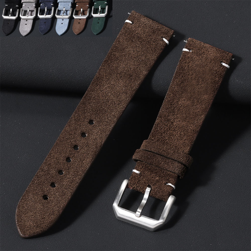 20mm 22mm Miękki zamszowy skór – Smartwatch Vintage Watches For Women recenzja i cena