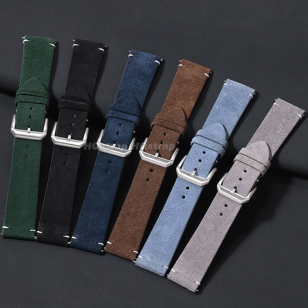20mm 22mm Miękki zamszowy skór – Smartwatch Vintage Watches For Women recenzja i cena