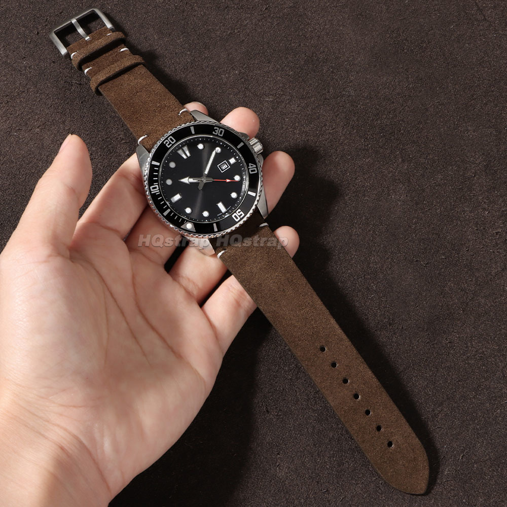 20mm 22mm Miękki zamszowy skór – Smartwatch Vintage Watches For Women recenzja i cena
