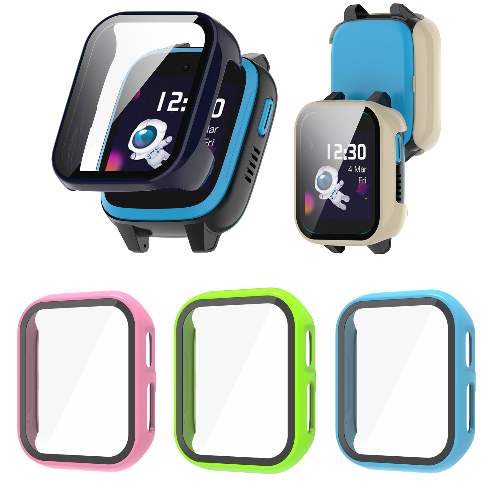 Hard Edge Shell Glass Screen P – Smartwatch Watches For Kids recenzja i cena