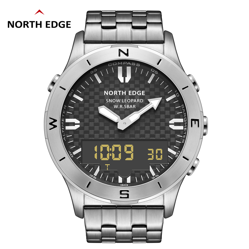 NORTH EDGE Męski Zegarek Cyfro – Altimeter Compass Watch recenzja i cena