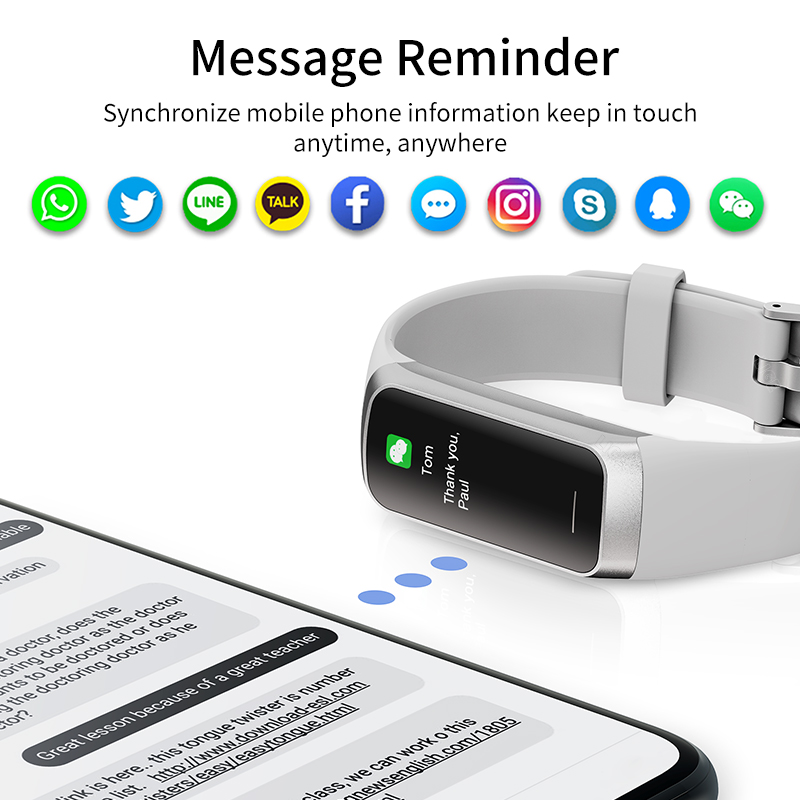 LIGE 1.1 Calowy Smartband z Ek – Smartwatch Watches For Girls recenzja i cena