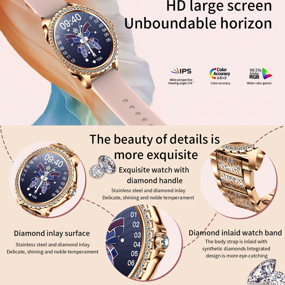 696 Nowy Smartwatch Damski z F – Watches Ladies Smartwatch recenzja i cena
