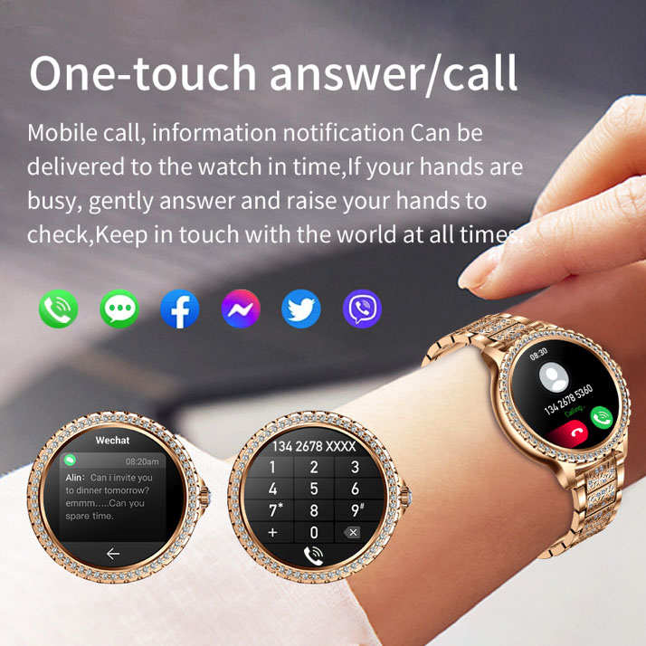 696 Nowy Smartwatch Damski z F – Watches Ladies Smartwatch recenzja i cena
