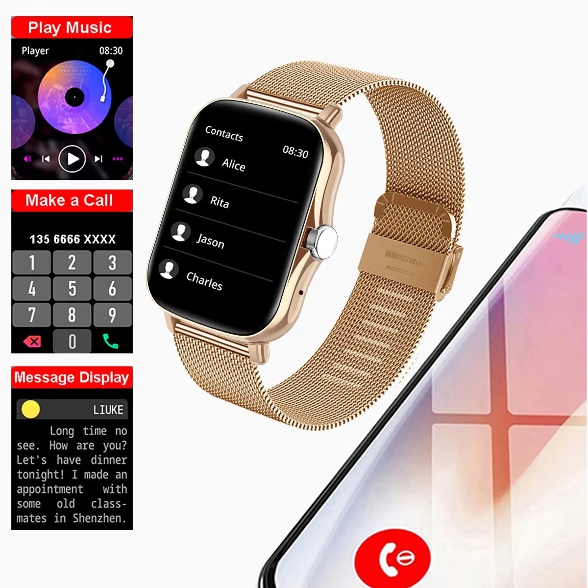 Nowy wielofunkcyjny smartwatch – Smartwatch Watches For Girls recenzja i cena
