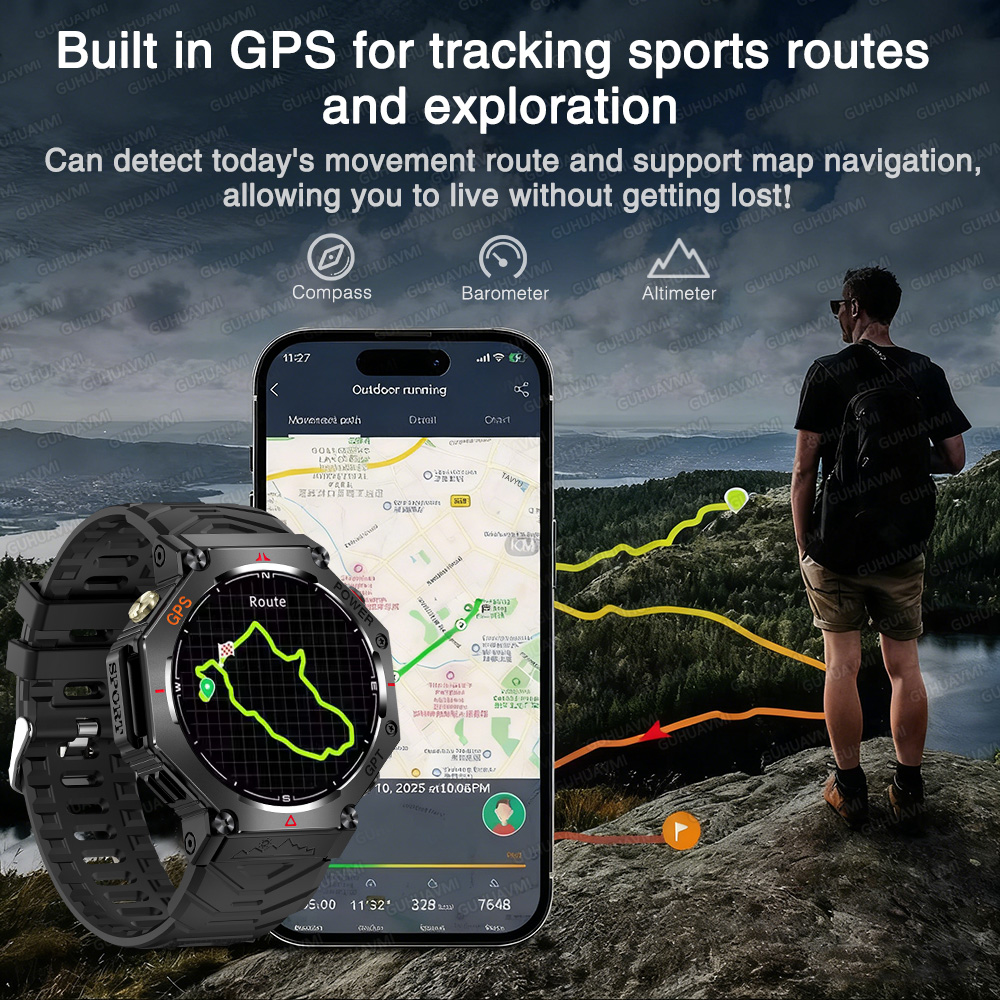 Smartwatch dla dorosłych 2026, – Altimeter Compass Watch recenzja i cena