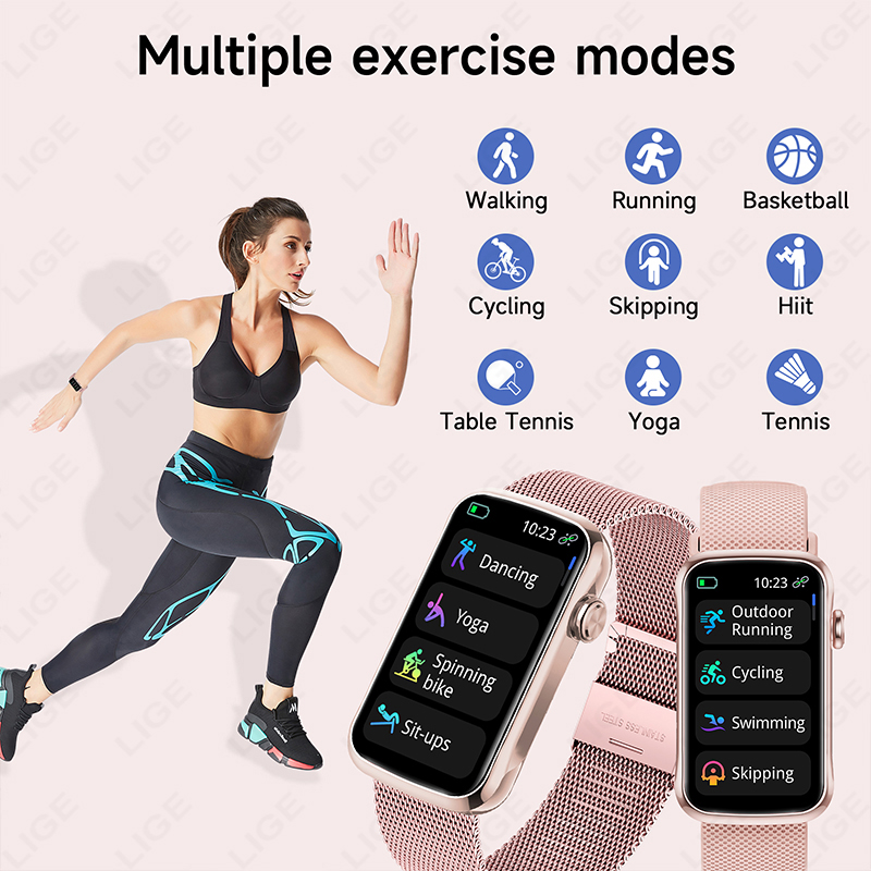 Smartwatch LIGE 1.47'' Damski  – Watches Ladies Smartwatch recenzja i cena