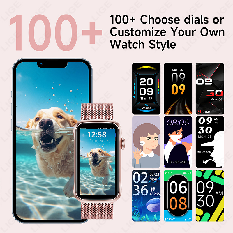 Smartwatch LIGE 1.47'' Damski  – Watches Ladies Smartwatch recenzja i cena