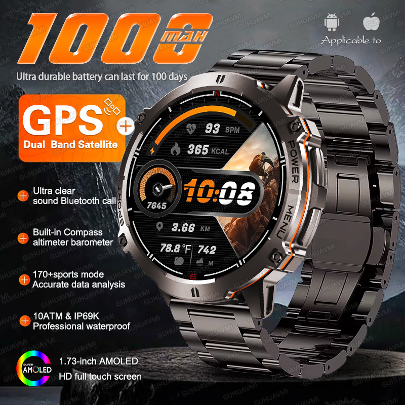 NOWY ZEGAREK INTELIGENTNY TANK – Altimeter Compass Watch recenzja i cena