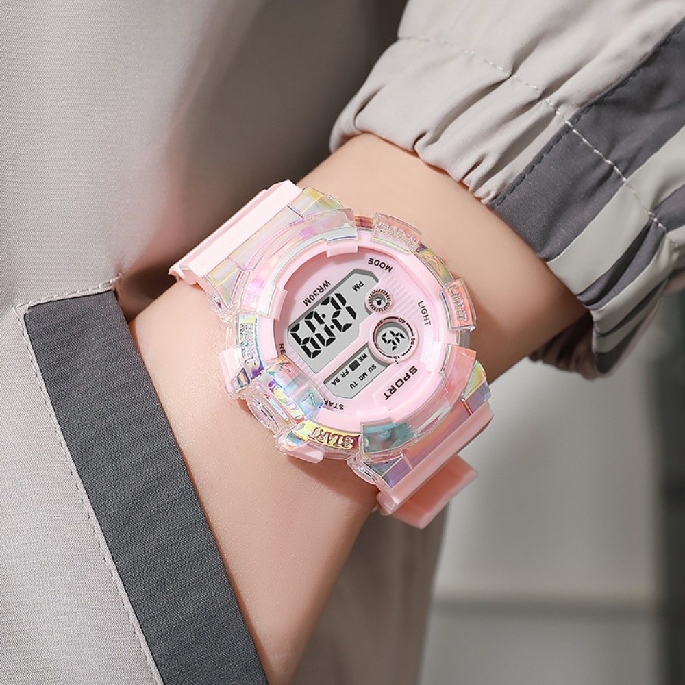 Wodoodporne sportowe zegarki d – Smartwatch Digital Watches For Kid Girl recenzja i cena