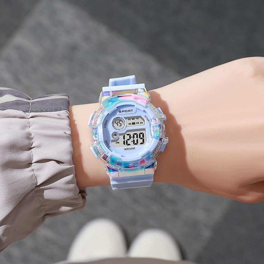 Wodoodporne sportowe zegarki d – Smartwatch Digital Watches For Kid Girl recenzja i cena