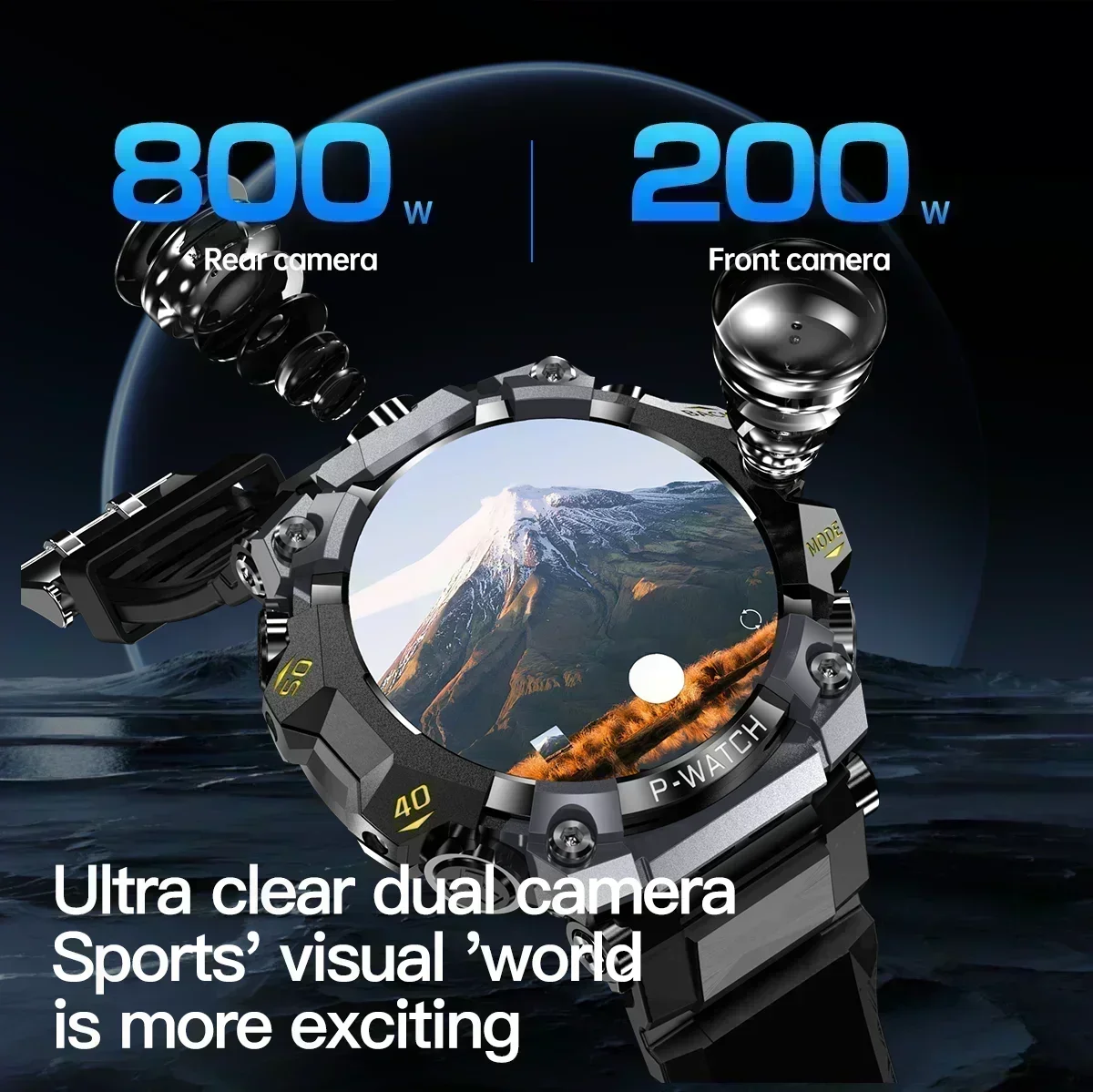 Q668 – inteligentny zegarek 5G – Smartwatch Watches For Women With Gps recenzja i cena