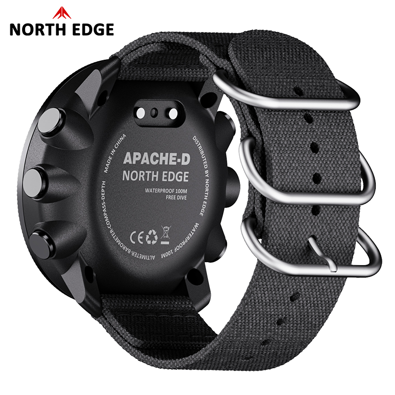 NORTH EDGE APACHE-D Męski Zega – Altimeter Compass Watch recenzja i cena