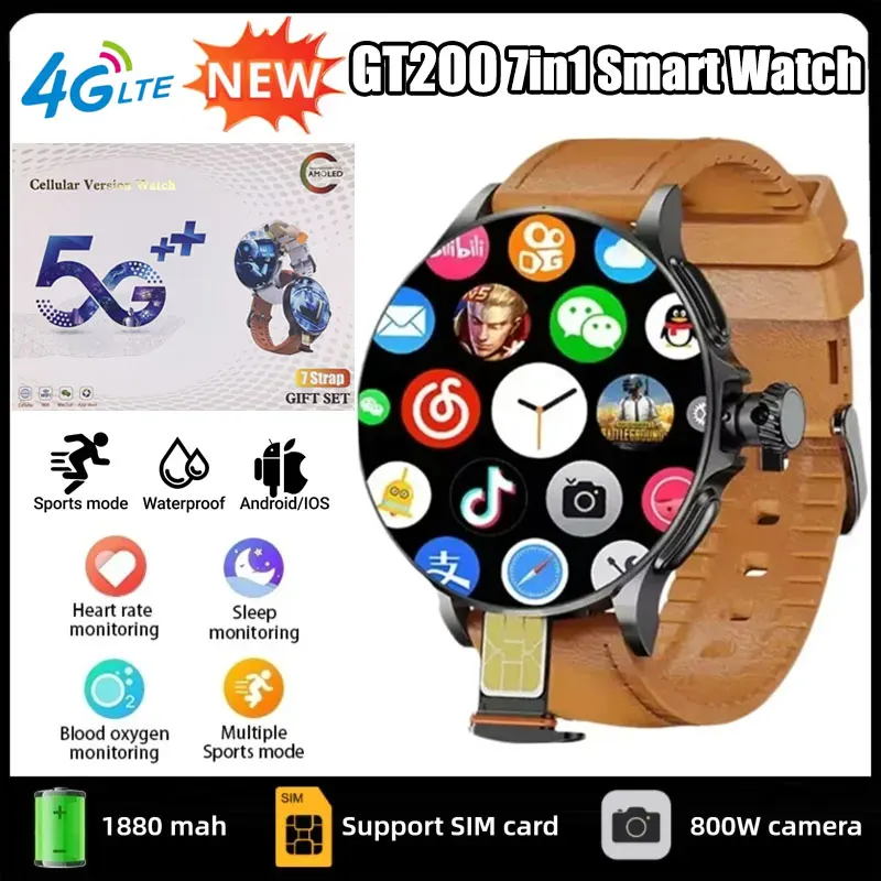 GT200 – inteligentny zegarek 5 – Smartwatch Watches For Women With Gps recenzja i cena